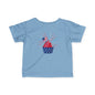 Patriotic Infant Tee with Cupcake Design, Baby Independence Day Outfit, 4th of July Celebration Shirt, Cute Toddler Tee, Summer Party [...]