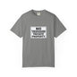 Unisex Garment-Dyed T-Shirt with Bold 'No Trespassing' Design