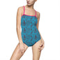 Musical Notes Women's One-Piece Swimsuit, Cute Swimsuit for Beach Days, Swimwear for Music Lovers, Fun Summer Swimwear, Gift for Her