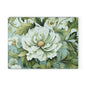 Floral Glass Cutting Board - Elegant Kitchen Decor