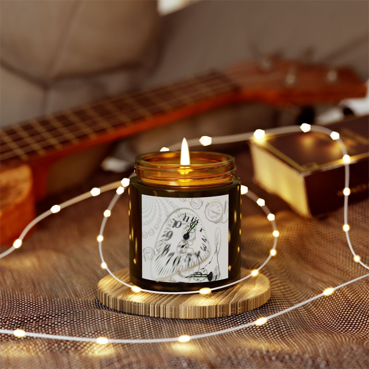 Coconut Apricot Scented Candle, Relaxing Aromatherapy Gift, Home Decor, Cozy Ambiance, Unique Housewarming Present, Holiday Gift Idea