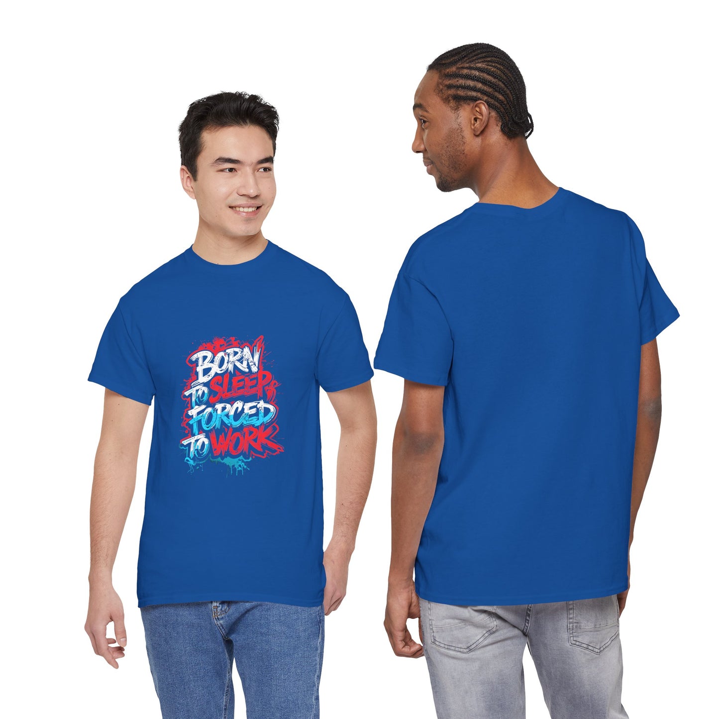 Born to Sleep, Forced to Work T‑Shirt — Funny Graphic Tee for Night Owls