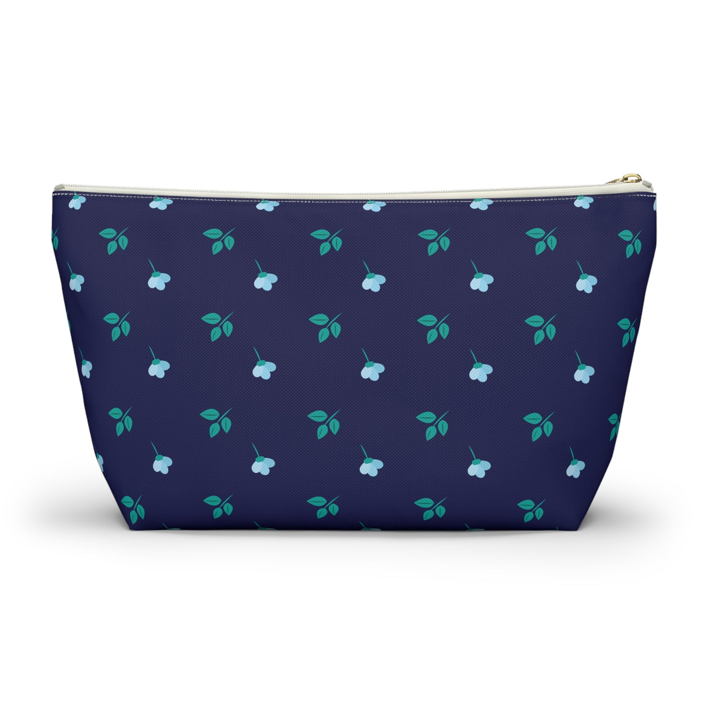 Floral Accessory Pouch, Botanical Makeup Bag, Travel Organizer, Gift for Her, Floral Design Pouch, Everyday Essentials