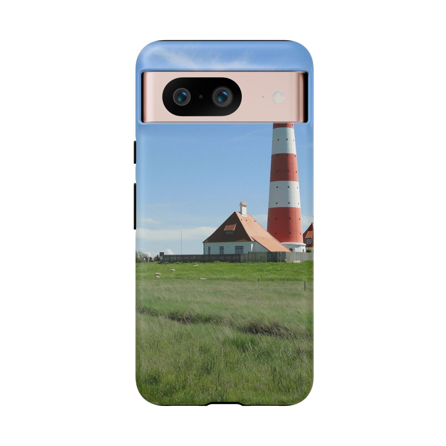 Lighthouse Phone Case - Coastal Vibes, Nautical Gift, Ocean Lover Accessory, Beach Aesthetic, Customizable Design