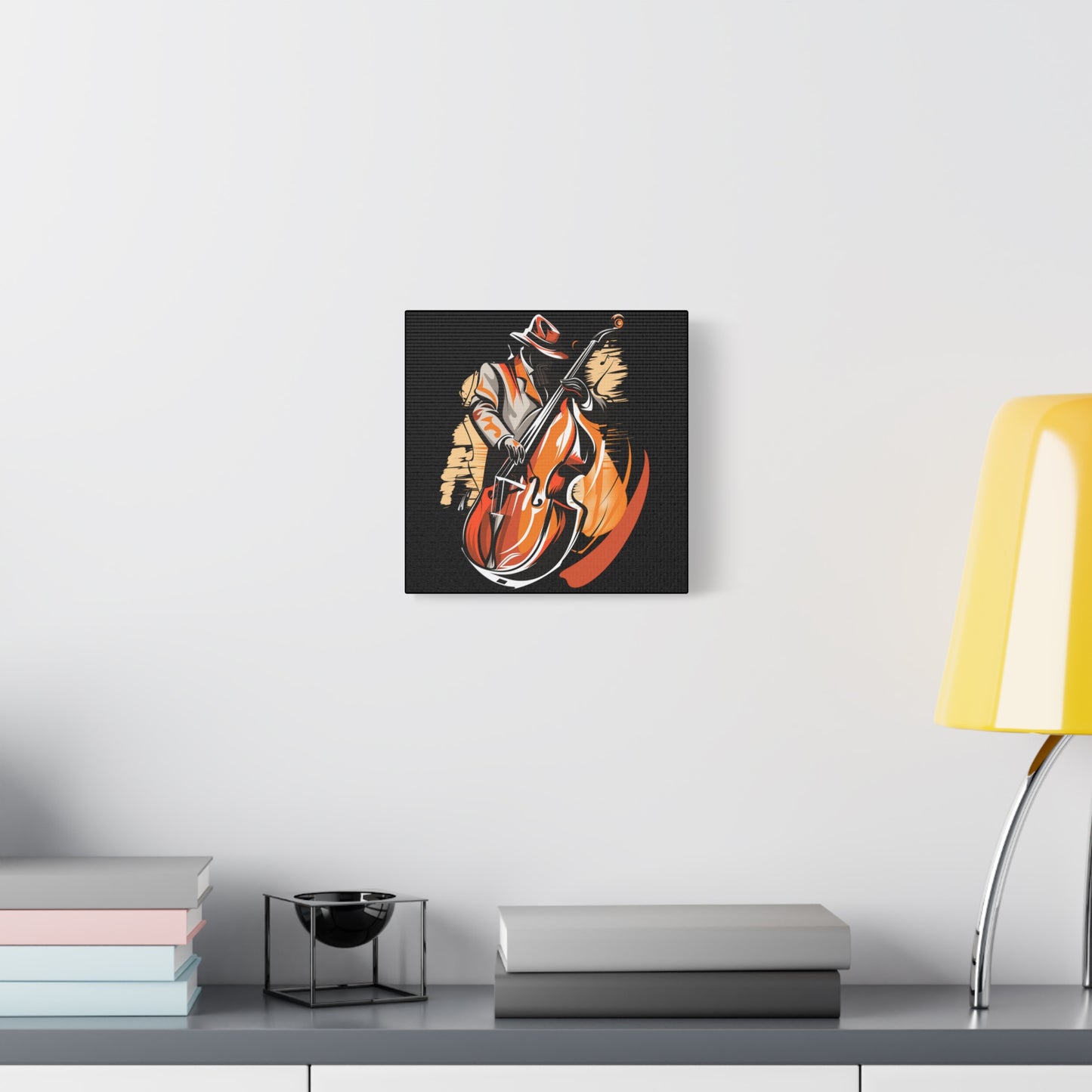 Matte Canvas, Stretched, 1.25" - Bass Player