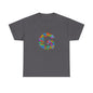 Floral Initial Unisex Tee - Personalized Gift, Casual Summer Wear, Birthday Present, Eco-Friendly Tee, Customizable Clothing