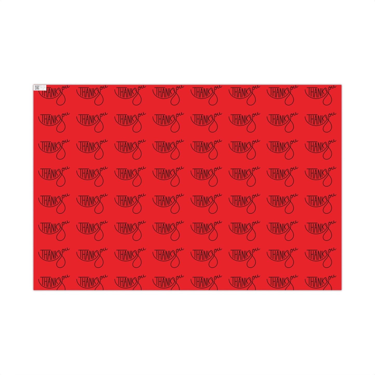 Gift Wrap Paper — 'Thank You' Patterned Wrapping Paper
