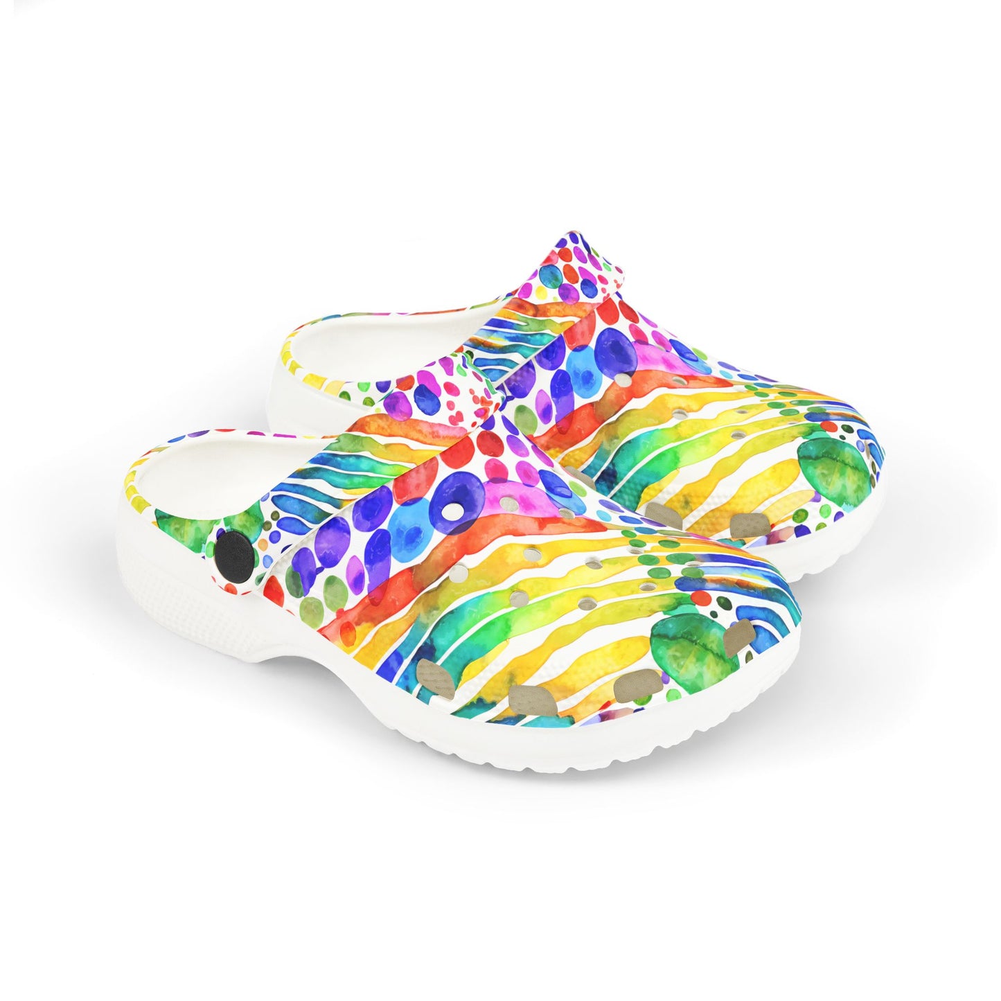 Colorful Kid's EVA Foam Clogs, Fun Summer Shoes, Playful Footwear, Outdoor Clogs, Toddler Garden Shoes, Vibrant Slip-Ons