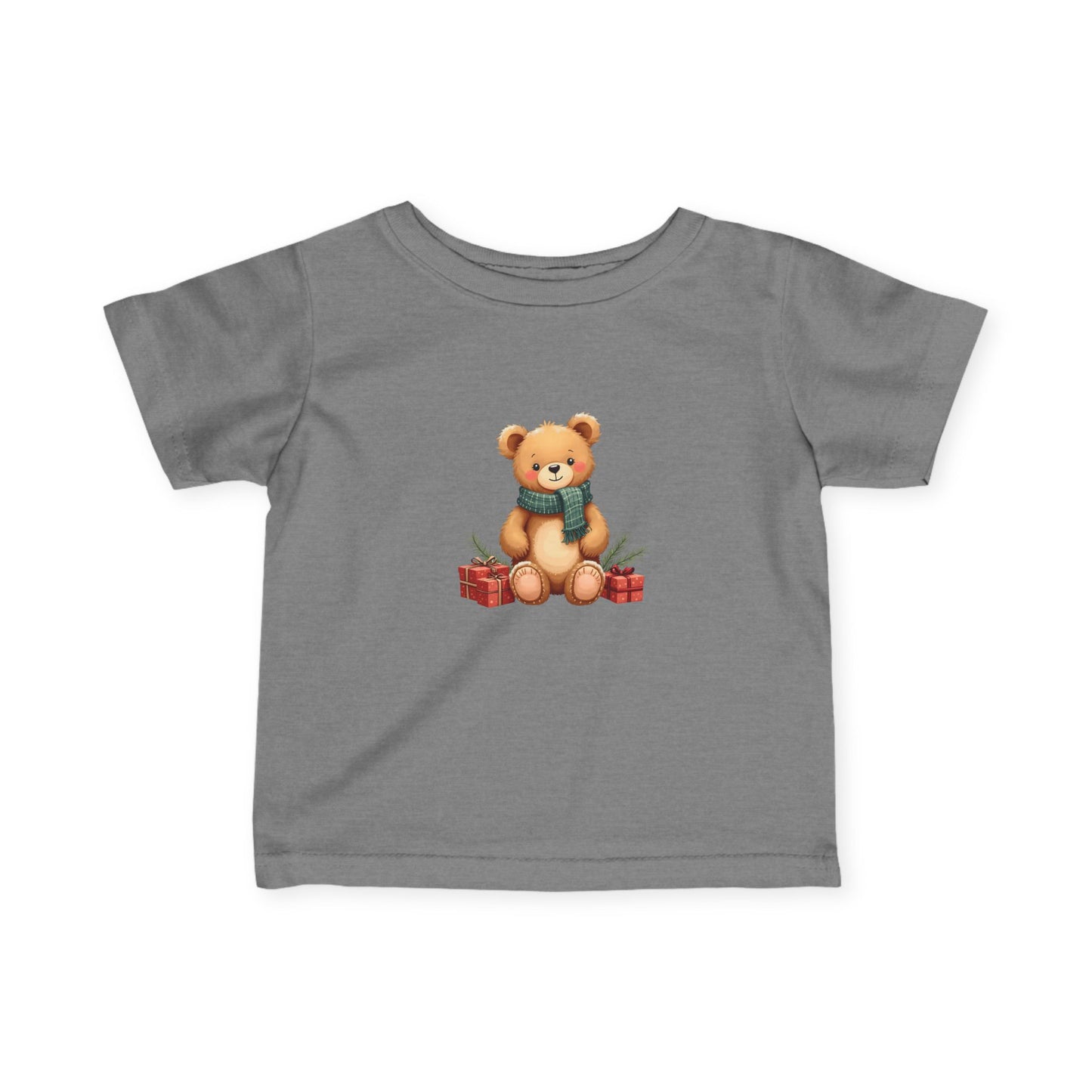 Infant Tee — Cute Teddy Bear with Presents Baby Shirt