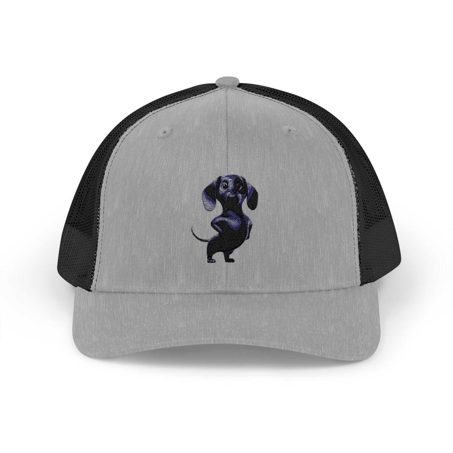 Dachshund Galaxy Trucker Cap – Embroidered Space Sausage Dog Snapback