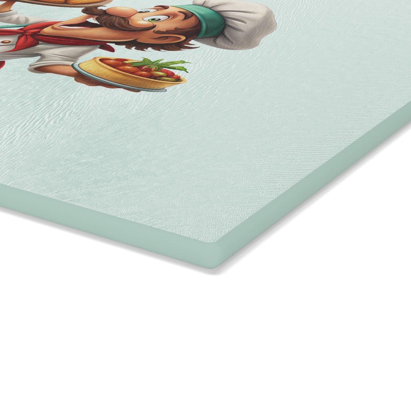 Funny Chef Glass Cutting Board - Perfect Kitchen Gift, Cooking Decor, Home Chef Essential, Present for Foodies, Unique Kitchenware