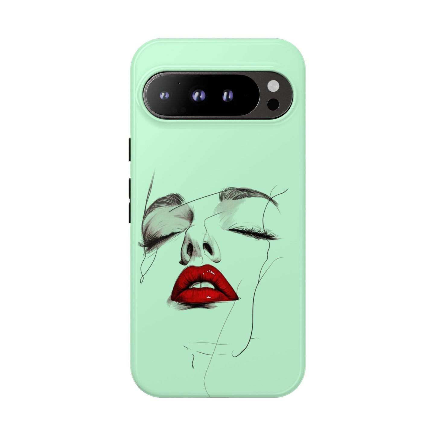 Stylish Phone Case, Artistic Phone Cover, Trendy Tech Accessory, Unique Cell Phone Protector, Gift for Her, Modern Aesthetic