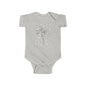Cute Flower Baby Bodysuit, Infant Gift, Newborn Outfit, Spring Fashion, Floral Baby Clothes