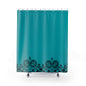Tranquil Floral Shower Curtain | Bathroom Decor, Home Upgrade, Gift for New Home, Boho Style, Spa Vibe