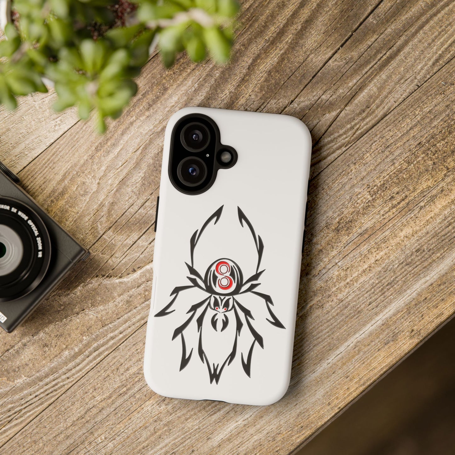 Spider Phone Case, Tough Cases, Stylish Accessory, Gift for Teens, Unique Design, Halloween Decor