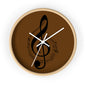 Musical Notes Wall Clock, Unique Home Decor for Musicians