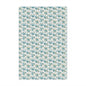 Floral Minky Blanket — Vintage Blue Rose Throw for Cozy Home, Nursery, Gift