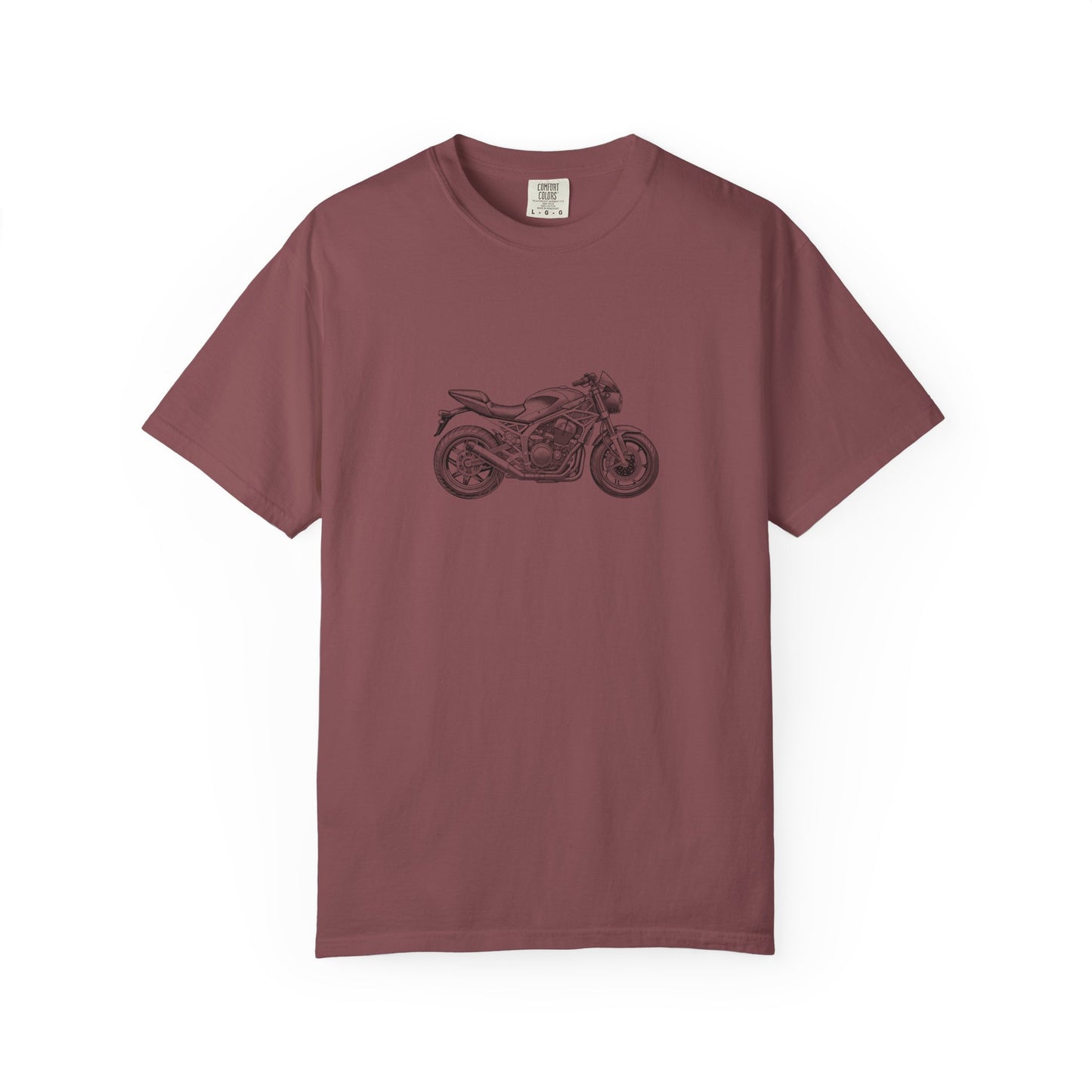 Motorcycle Vibes Unisex Garment-Dyed T-Shirt, Biker Tee for Motorcycle Enthusiasts, Gift for Riders, Casual Wear, Adventure Apparel