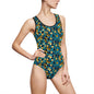 Vibrant Women's Classic One-Piece Swimsuit, Beachwear, Pool Party, Vacation Essentials, Summer Fashion, Unique Swimwear