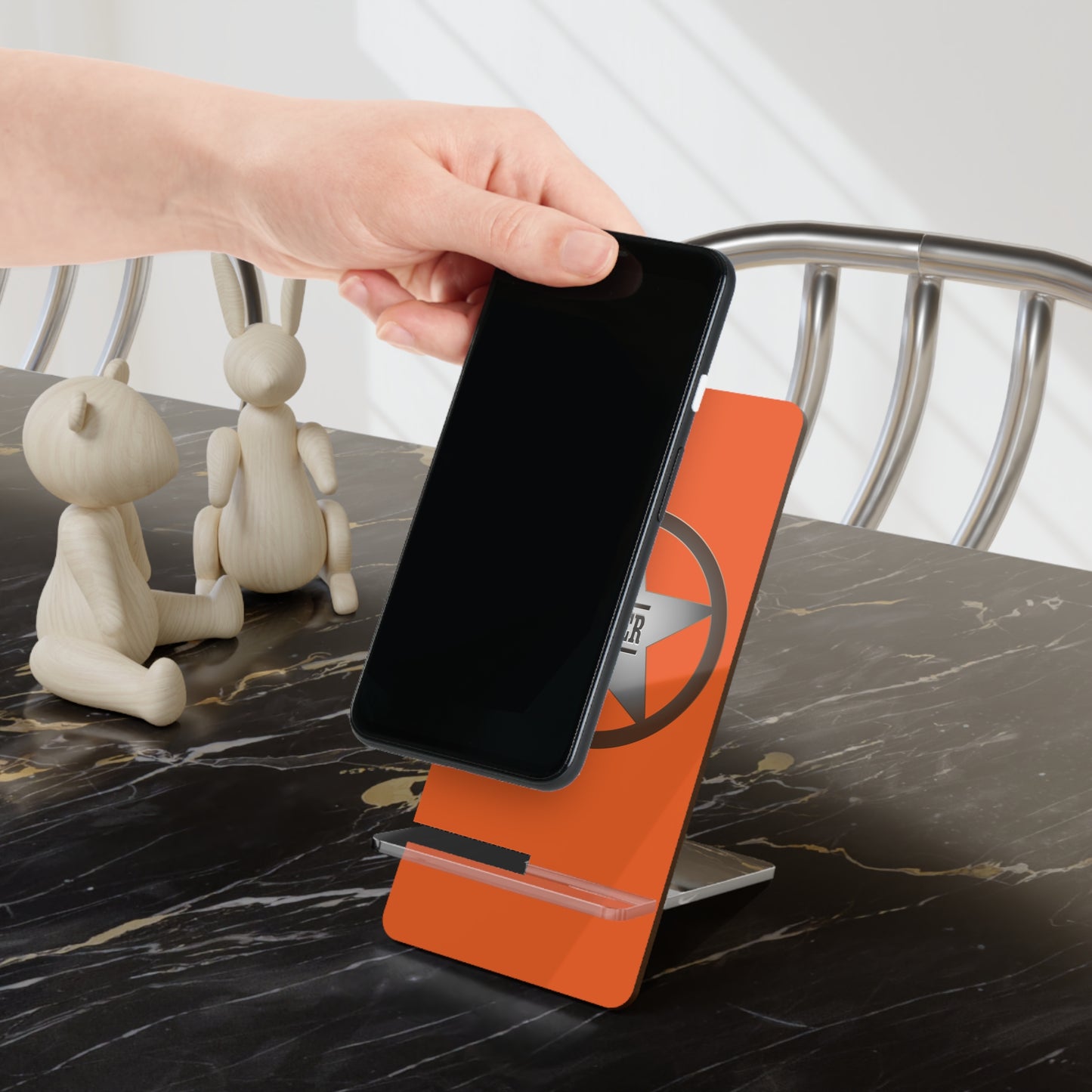 Mobile Phone Stand, Perfect Gift for Rangers, Desk Accessories, Custom Phone Holder, Unique Display Stand, Ranger Decor