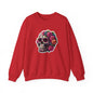 Sugar Skull Crewneck Sweatshirt — Floral Day of the Dead Graphic
