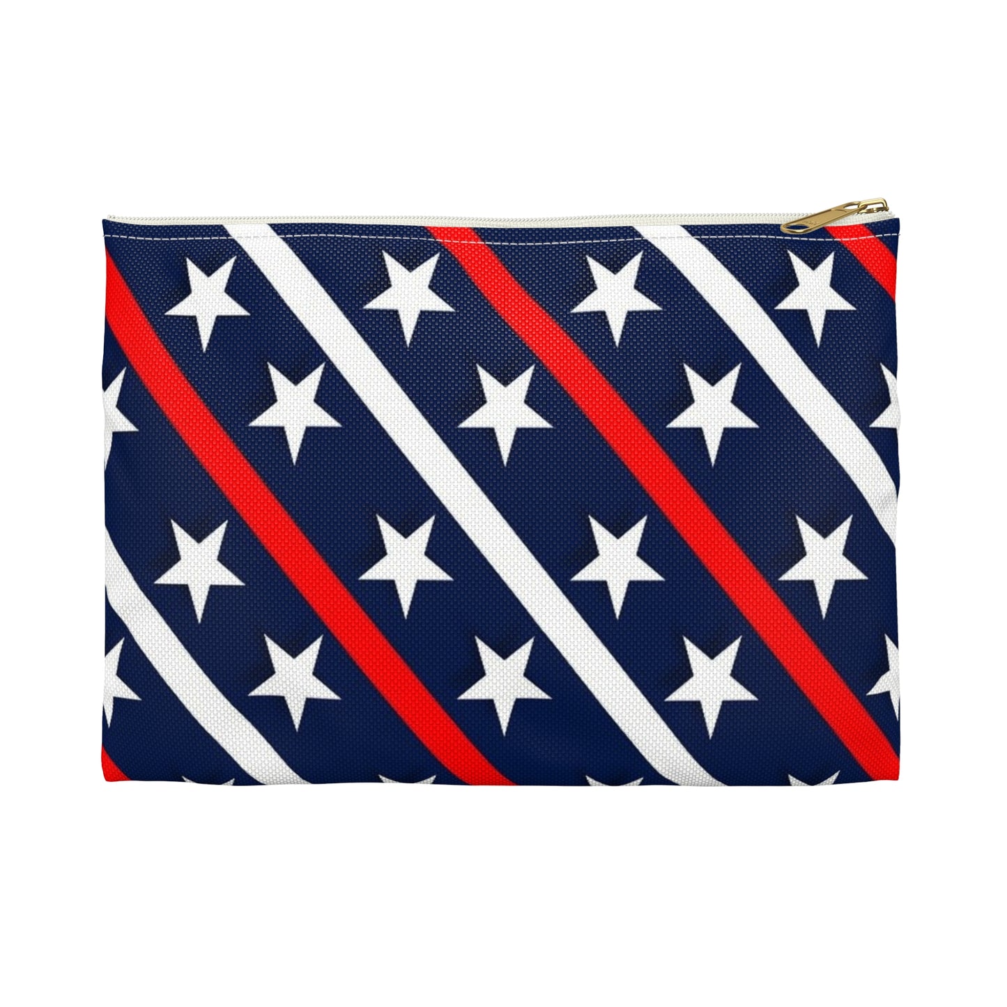 Patriotic Accessory Pouch  Starry Stripes