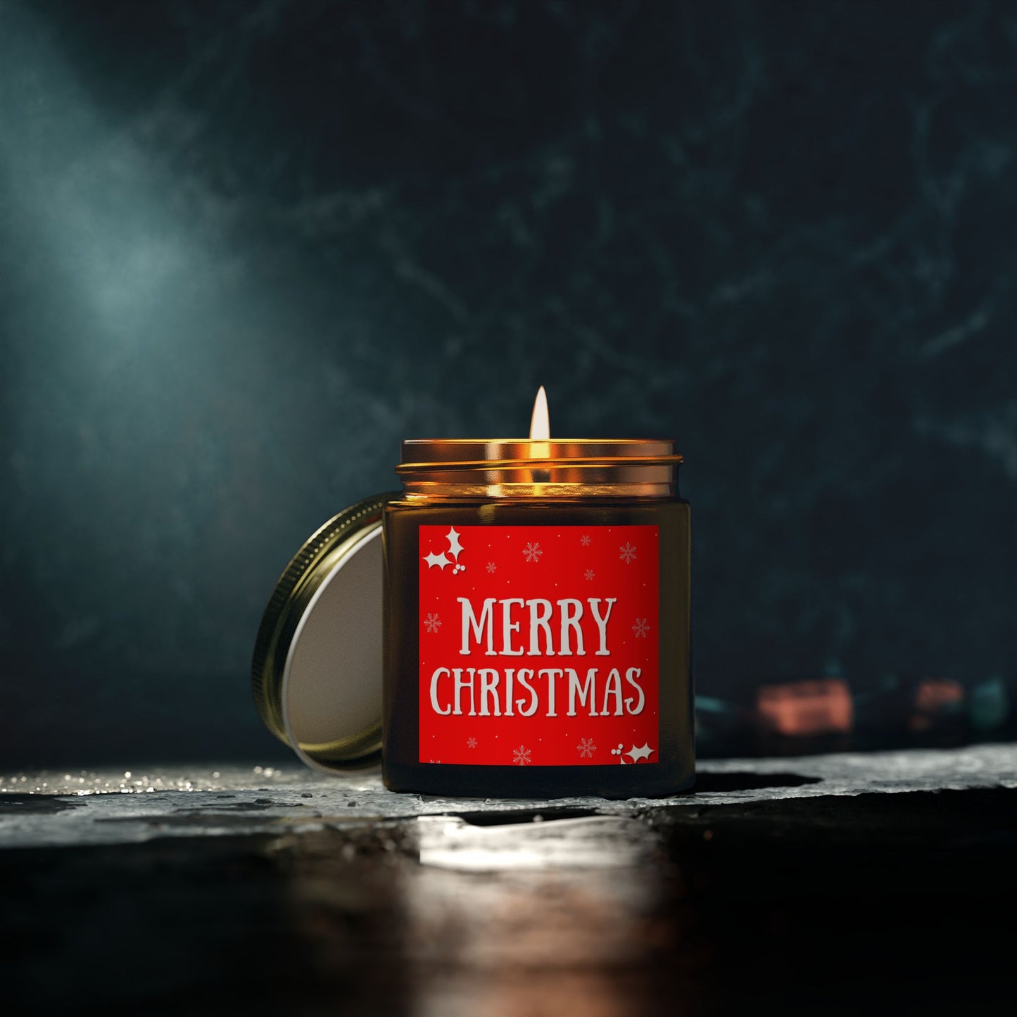 Merry Christmas Scented Candles, Holiday Decor, Gift for Her, Cozy Home Fragrance, Christmas Gifts, Aromatherapy
