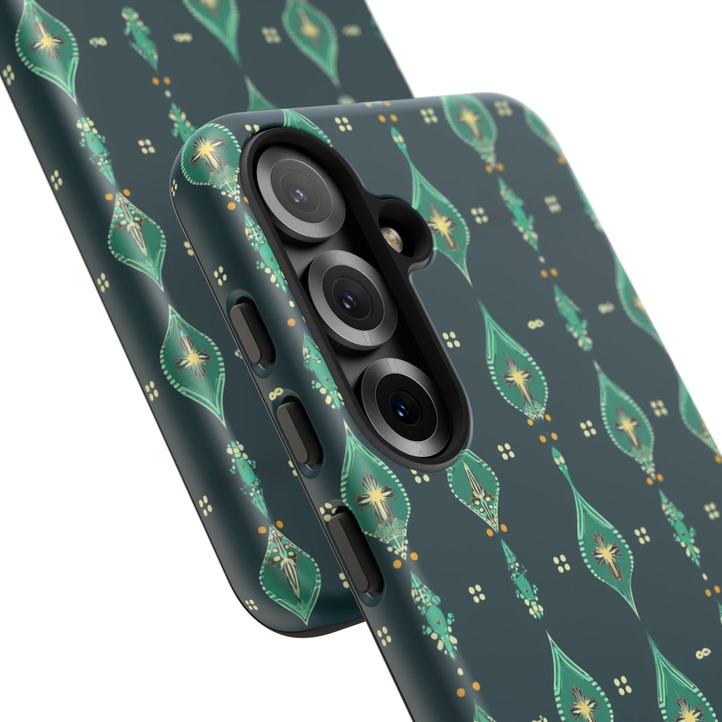 Emerald Boho Teardrop Phone Case