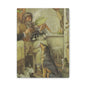 Vintage Cottage Animal Illustration Matte Canvas Print