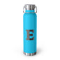 Personalized Copper Insulated Water Bottle, 22oz - "E" Custom Monogram