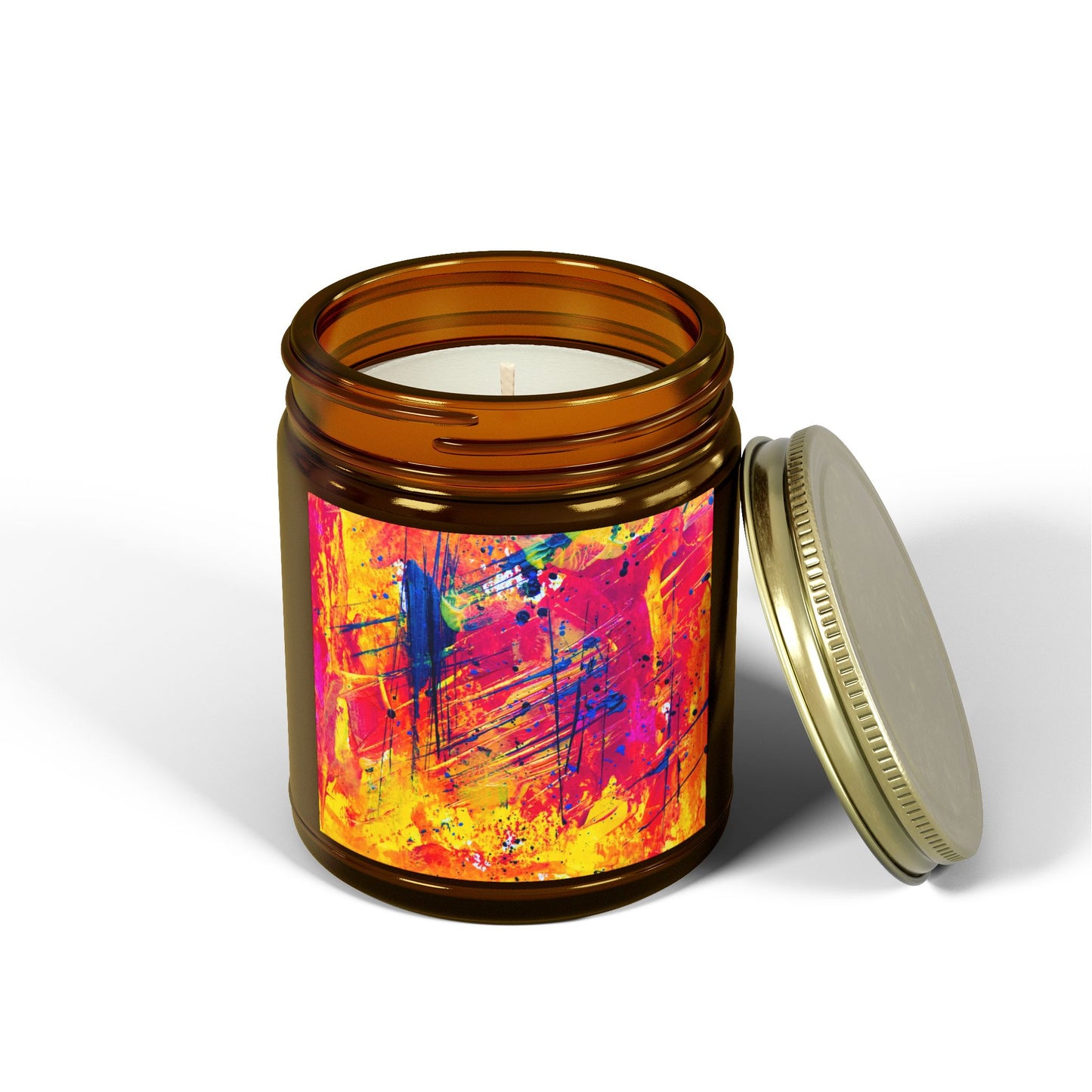 Vibrant Artistic Scented Candles - Perfect for Relaxation