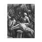 Crucifixion Art Matte Canvas Print – Stretched Religious Wall Decor