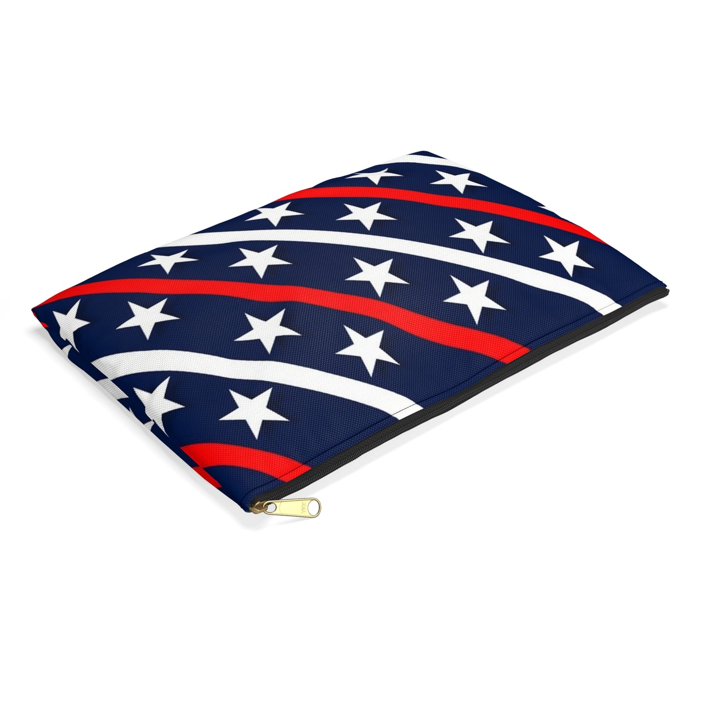 Patriotic Accessory Pouch  Starry Stripes