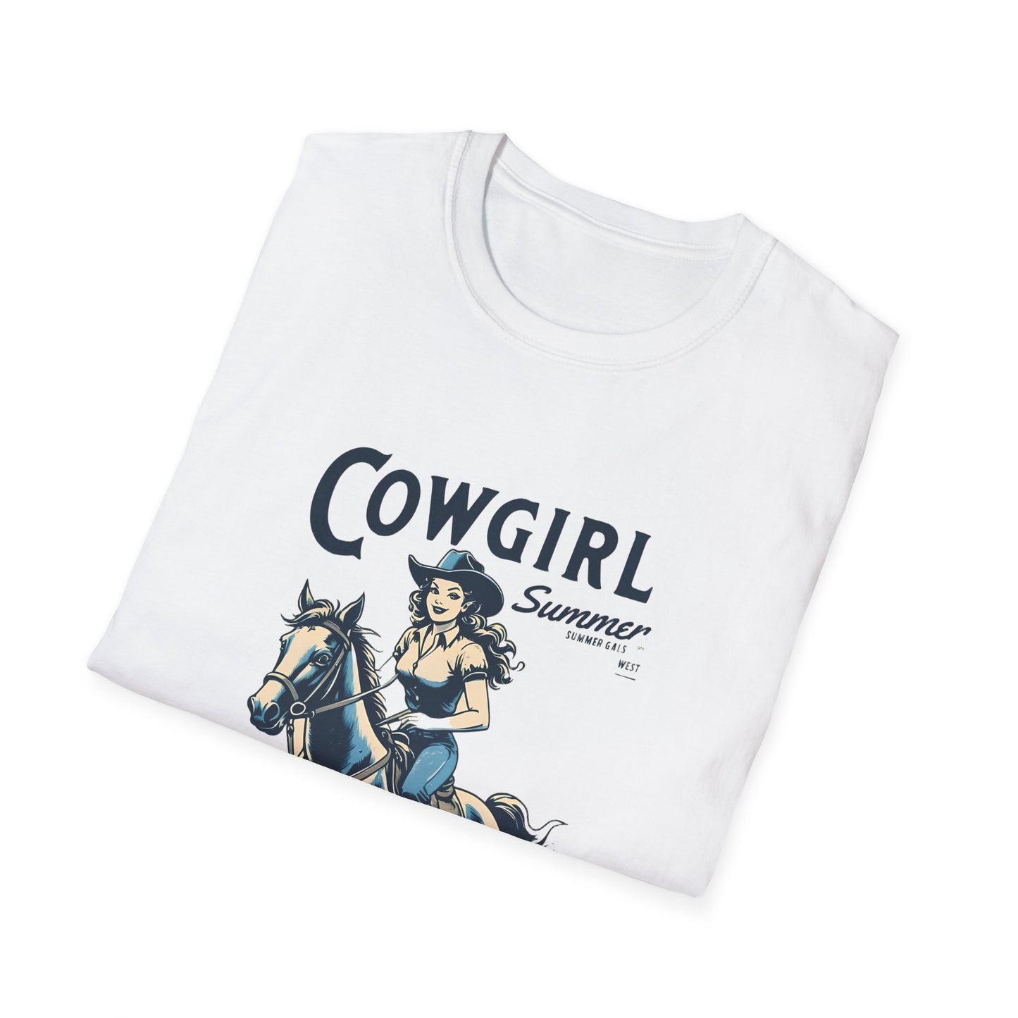 Cowgirl Summer Soft style T-Shirt for Horse Lovers