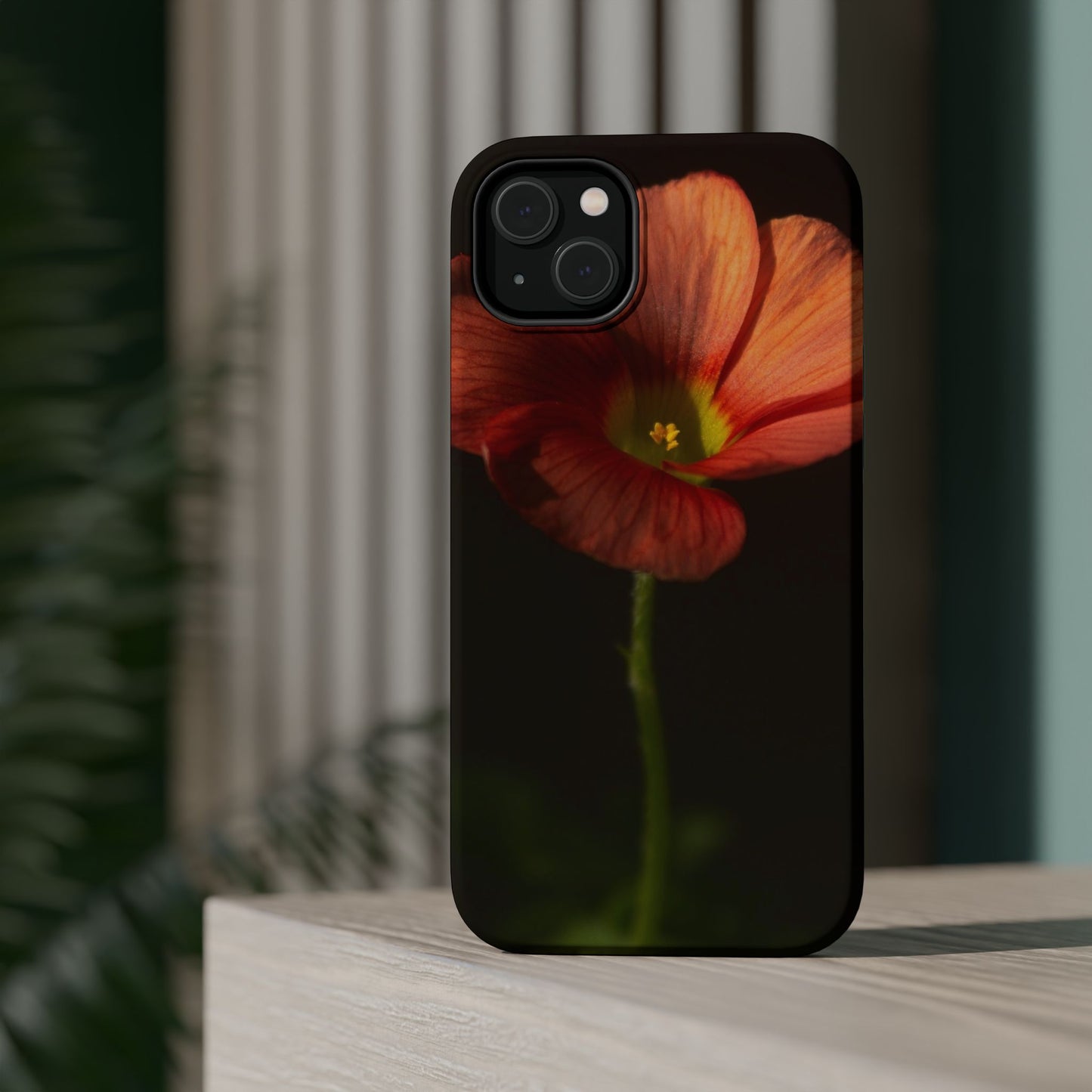 Poppy Bloom Magnetic Impact Phone Case — Slim Protective Floral Design