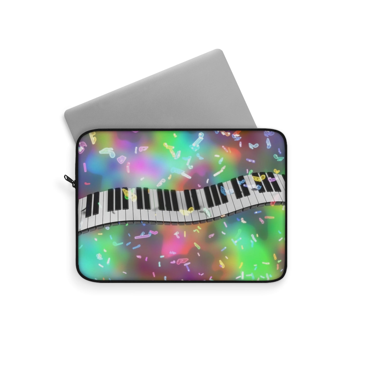 Colorful Piano Keys Laptop Sleeve