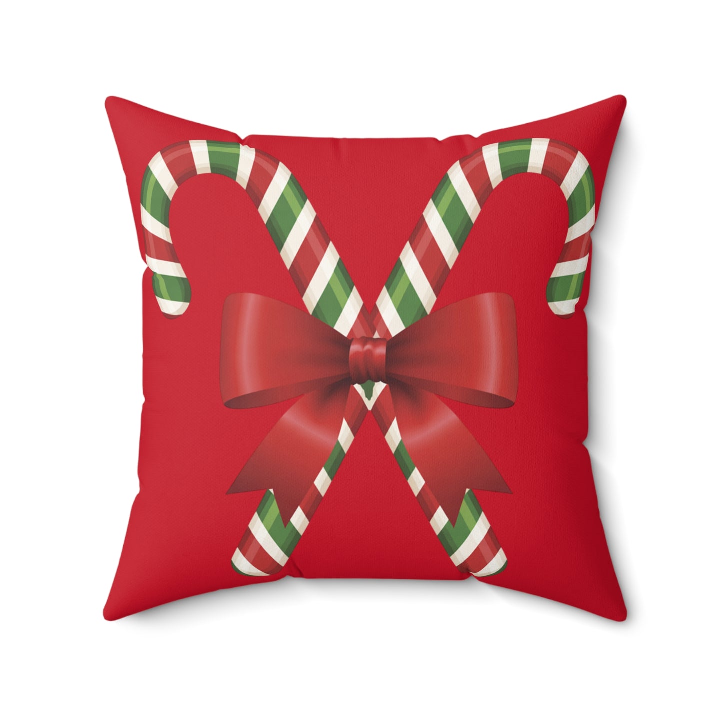 Festive Candy Cane Pillow, Cozy Holiday Decor, Christmas Decoration, Winter Home Accent, Gift for Decor Lovers, Seasonal Pillow