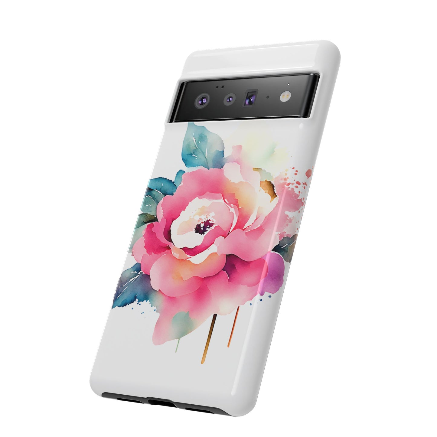 Floral Phone Case - Vibrant Rose Design