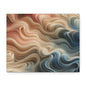 Abstract Swirl Matte Canvas Wall Art — Fluid Earth Tones, Stretched 1.25"