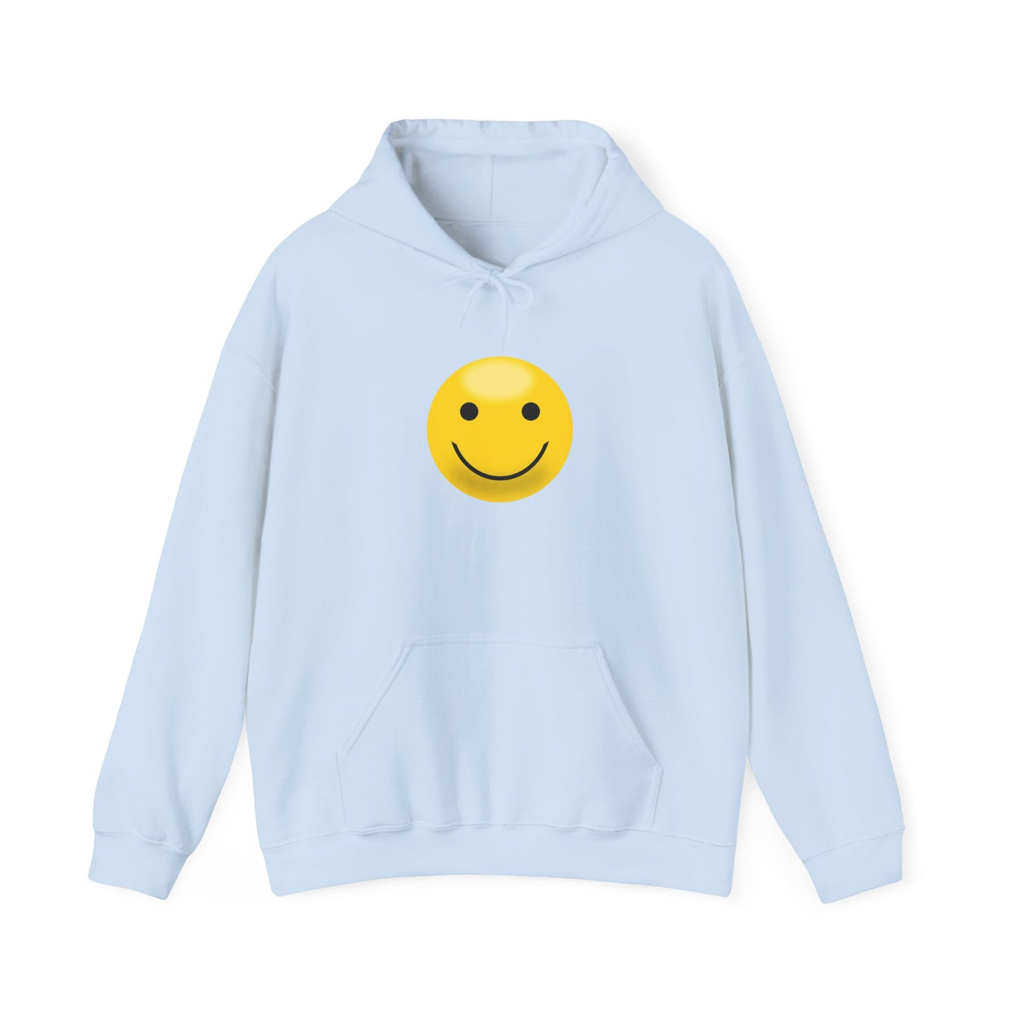 Smiley Face Hooded Sweatshirt, Unisex Cozy Hoodie