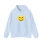 Smiley Face Hooded Sweatshirt, Unisex Cozy Hoodie