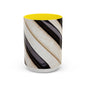 Musical Accent Coffee Mug | Piano Design, Coffee Lover Gift, Musician Mug, Stylish Drinkware, Home & Office Decor
