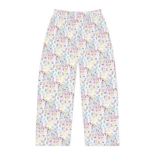 Vibrant Floral Men's Pajama Pants