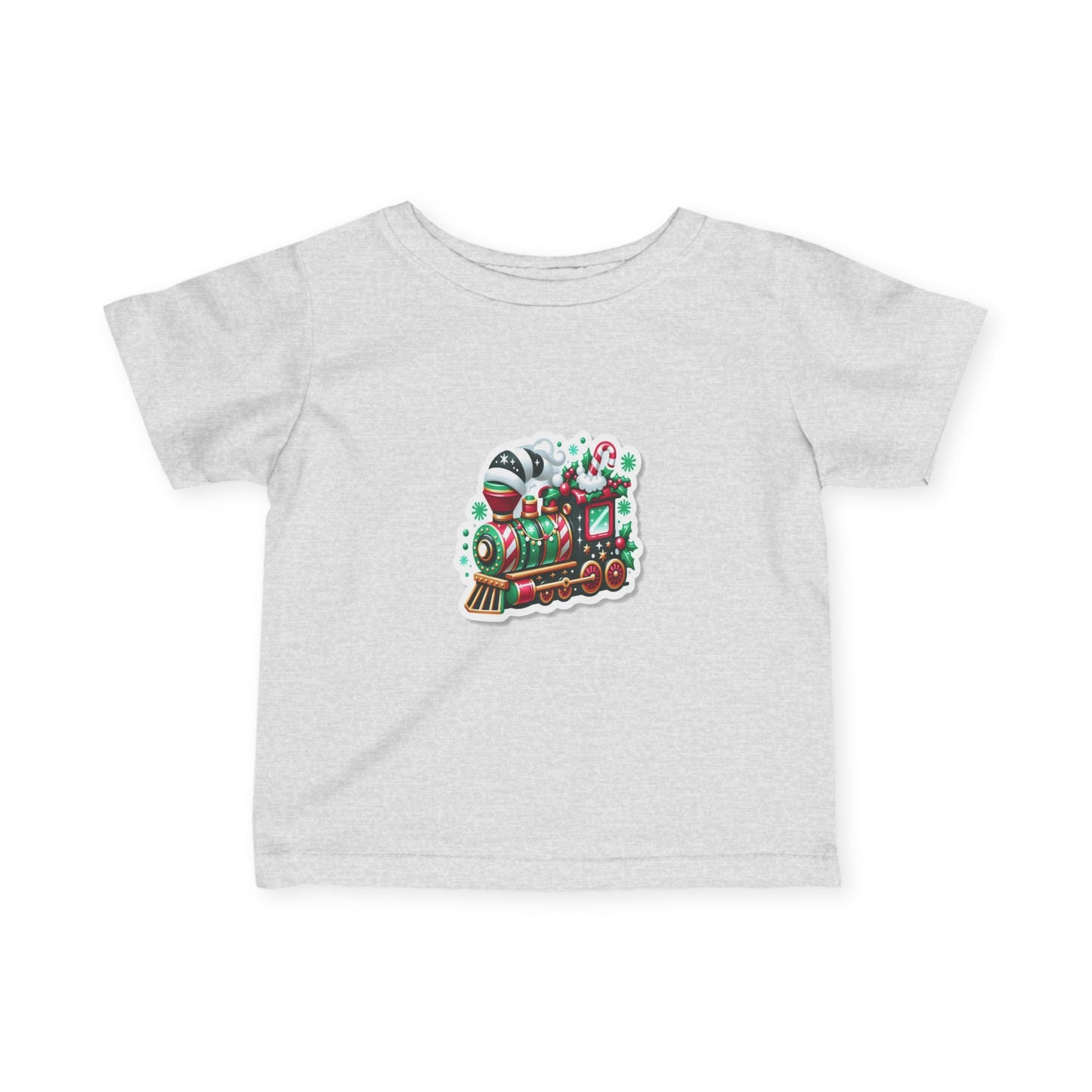 Infant Tee — Cute Christmas Toy Train Holiday Baby Shirt
