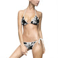 Elegant Floral Women's Bikini Swimsuit, Beachwear, Summer Pool Party, Vacation Fashion, Gift for Her, Swimwear