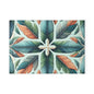 Tropical Leaf Glass Cutting Board — Decorative Kitchen Chopping Board