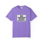 Unisex Garment-Dyed T-Shirt with Bold 'No Trespassing' Design