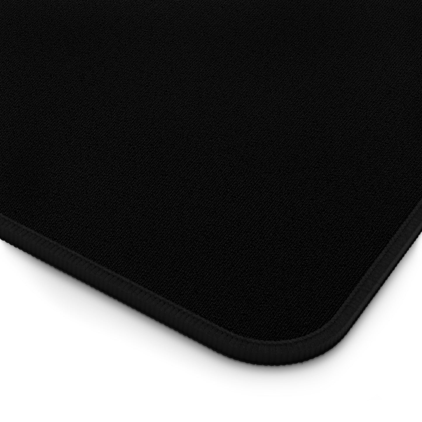Gold Treble Clef Desk Mat — Elegant Musician Mouse Pad