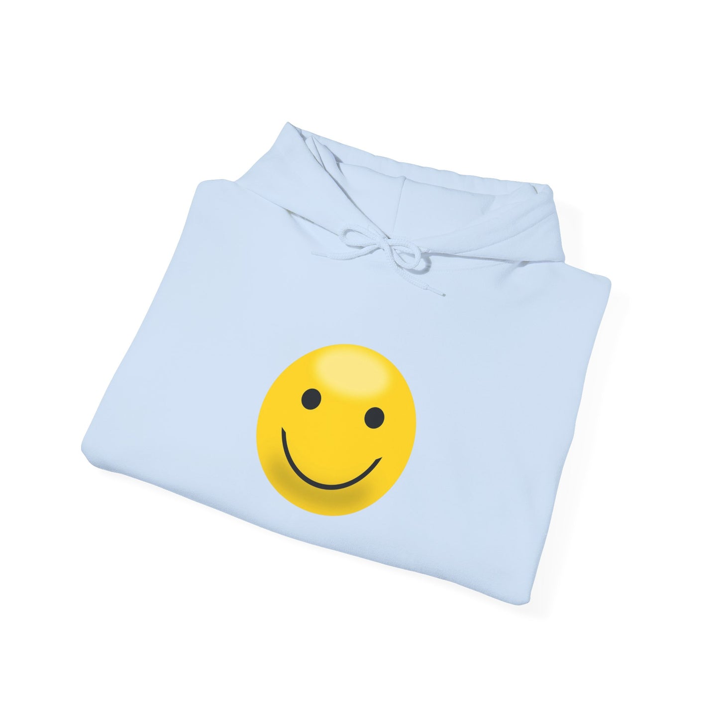 Smiley Face Hooded Sweatshirt, Unisex Cozy Hoodie