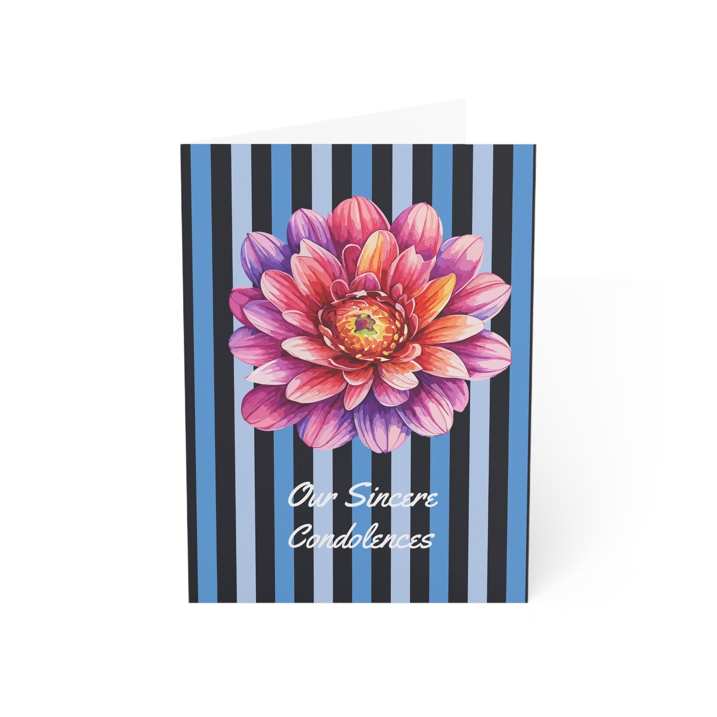 Elegant Floral Sympathy Cards Set
